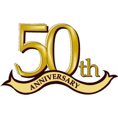 50th anniversary free clipart