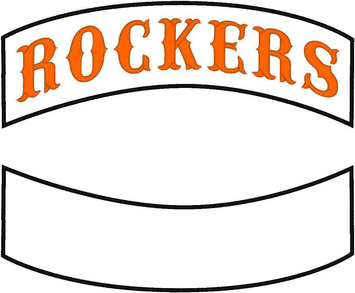 Rocker Patch Template designing your embroidered patches biker