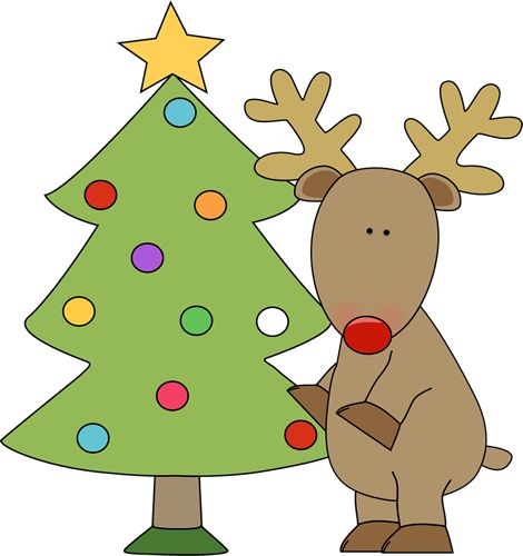 Trees, Reindeer and Clip art