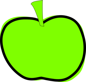 Bitten Green Apple Clipart - Free Clipart Images