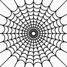 Black and white spider web clipart - ClipartFox