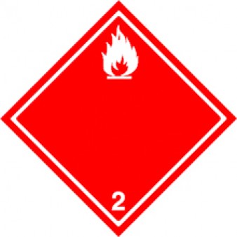 Class 2 - Flammable Gases - TDG Placards - Transportation ...