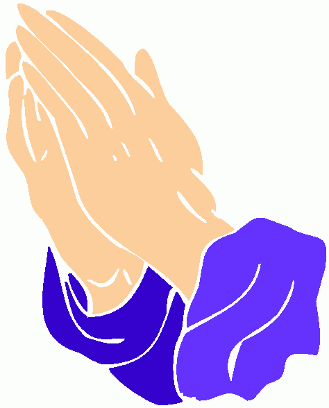 Cartoon Praying Hands