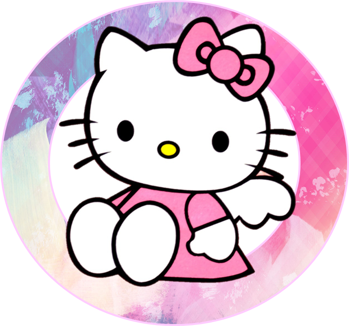 Hello kitty party clipart