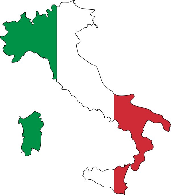 Map of Italy - Dr. Odd