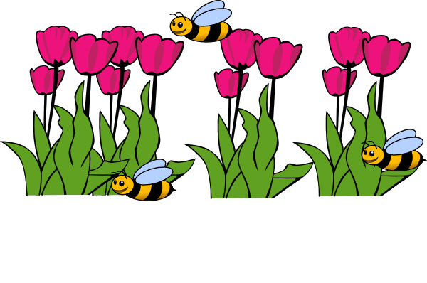 Spring garden clipart