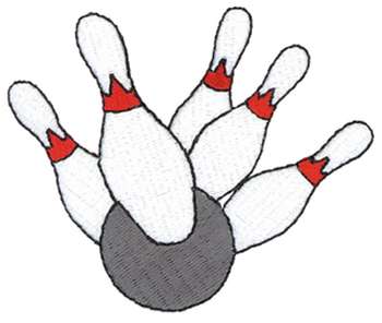 Bowling Pin Design Clipart