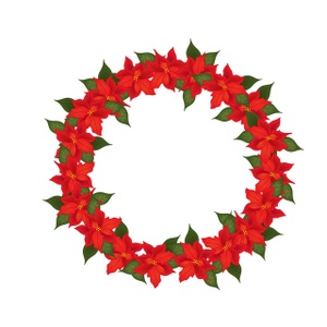 Christmas Flower Clip Art - ClipArt Best