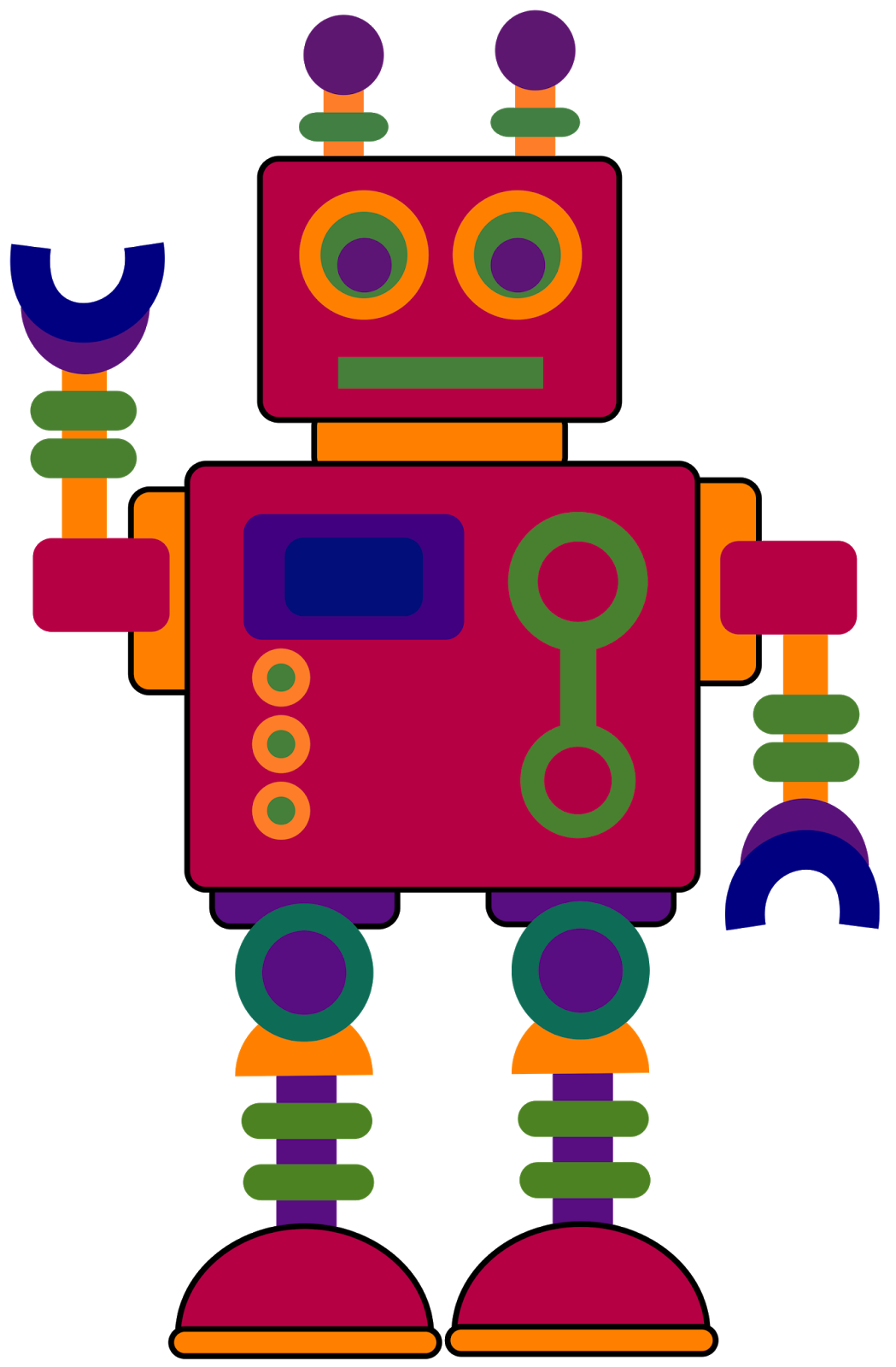 Robot clipart free