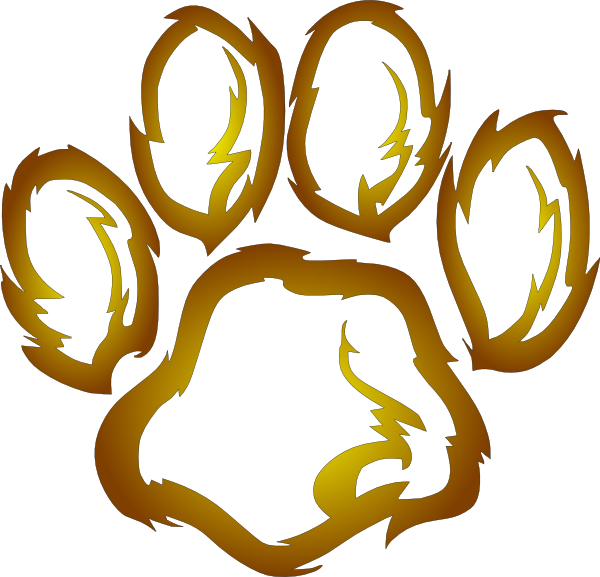 Lion Paw Print Clipart