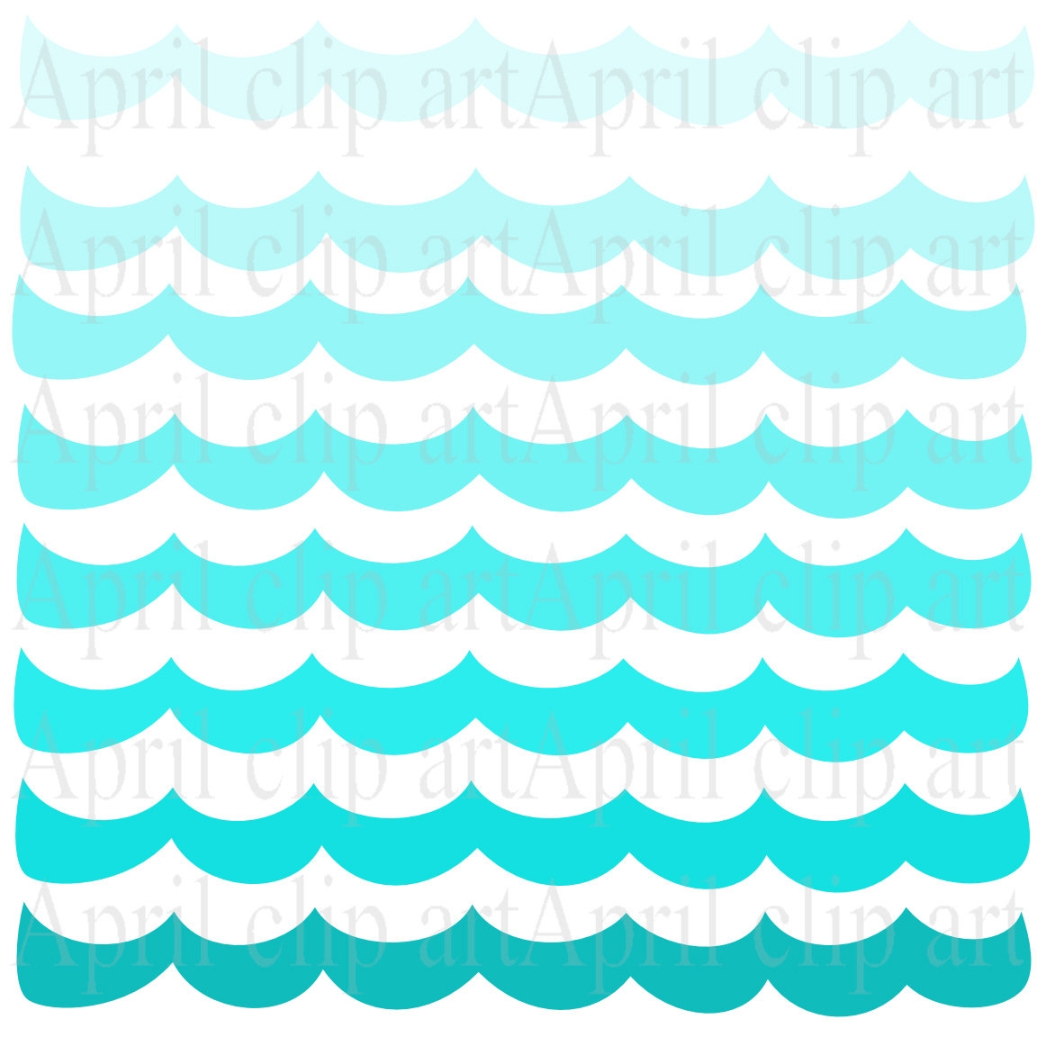 Ocean Waves Border - ClipArt Best