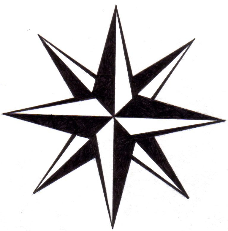 Compass Star | Free Download Clip Art | Free Clip Art | on Clipart ...