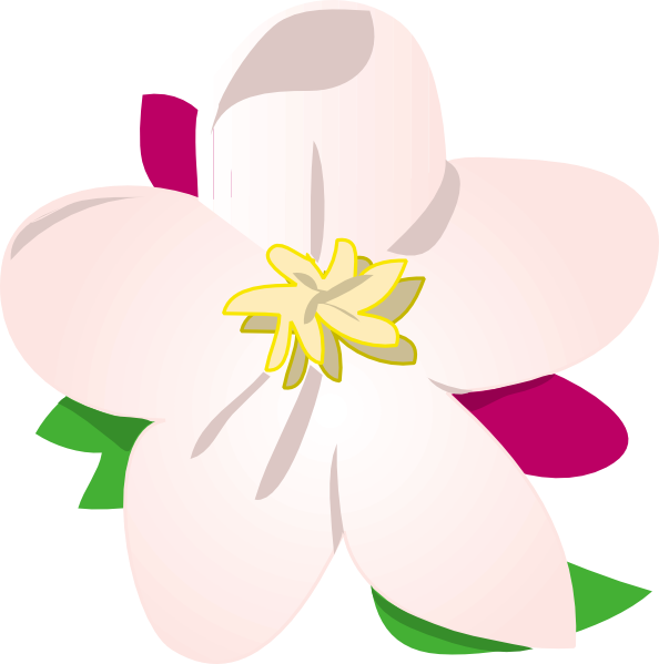 Apple Blossom Clip Art - vector clip art online ...