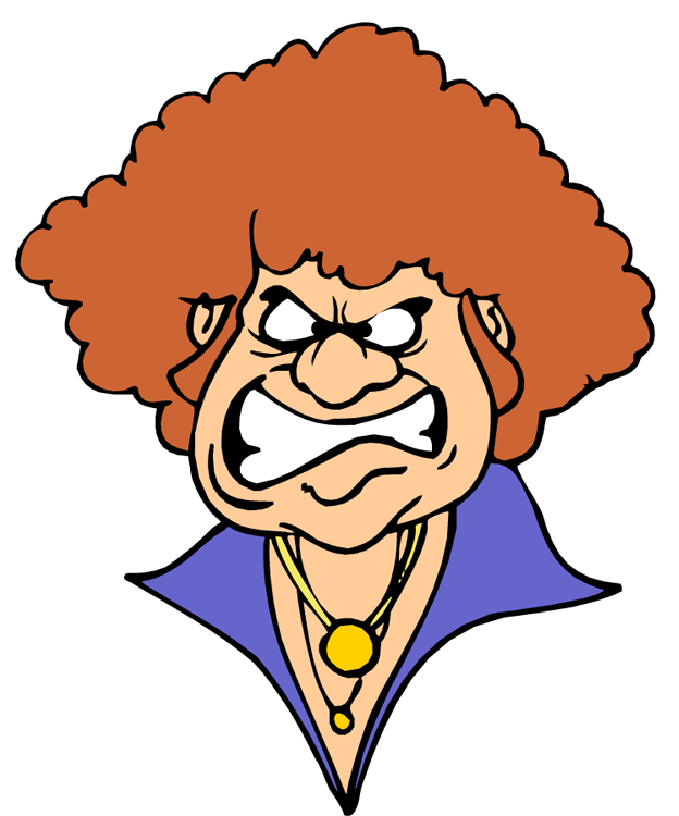 Mad Mom Cartoon Clipart