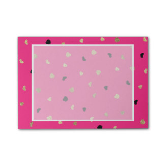 Gold And Pink Post-itÂ® Notes | Gold And Pink Sticky Notes