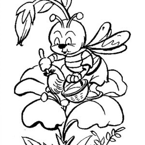 Cute Honey Bee Coloring Pages. bee coloring pages getcoloringpages ...