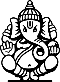 Ganesh Drawing Outline - ClipArt Best