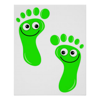 Happy Foot Posters | Zazzle