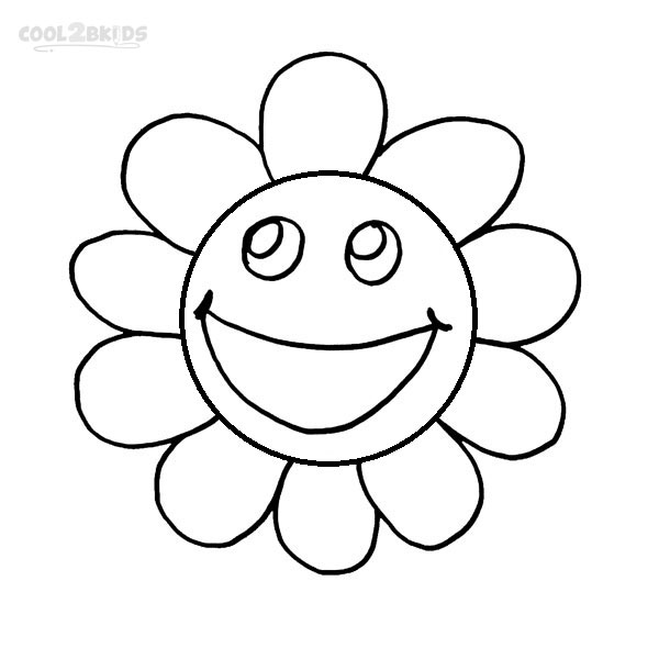 Printable Smiley Face Coloring Pages For Kids | Cool2bKids