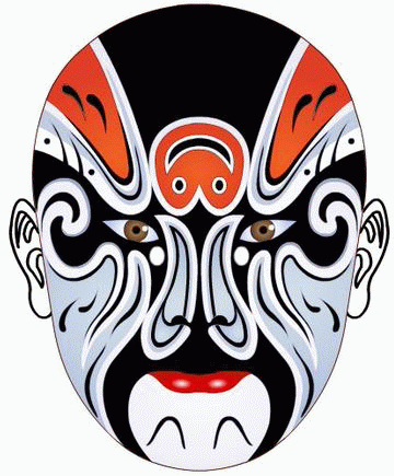 Chinese Theater Masks - ClipArt Best