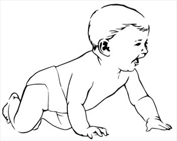 Free happy-crawling-baby Clipart - Free Clipart Graphics, Images ...