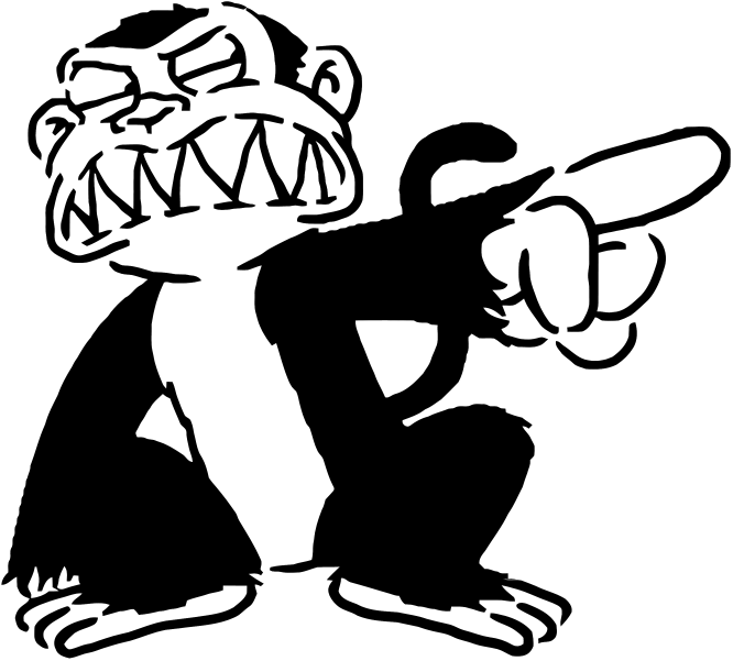 Amazing Stencils : Family Guy - Evil Monkey Stencil
