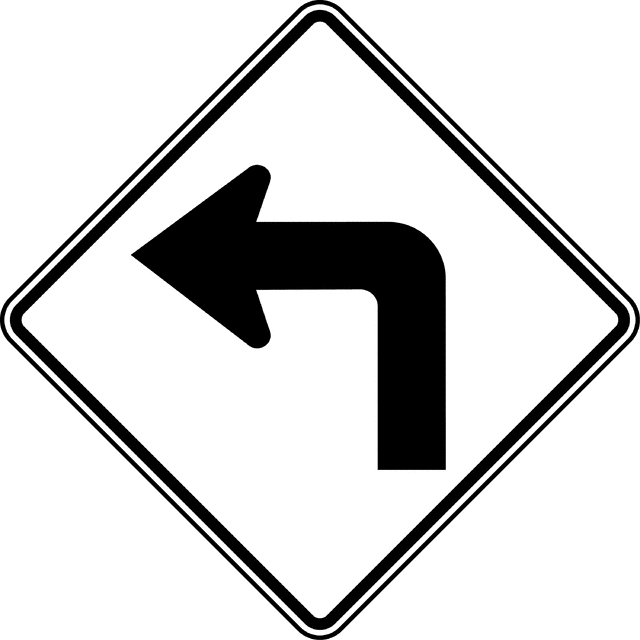 No-U-Turn Sign Enforcement Area