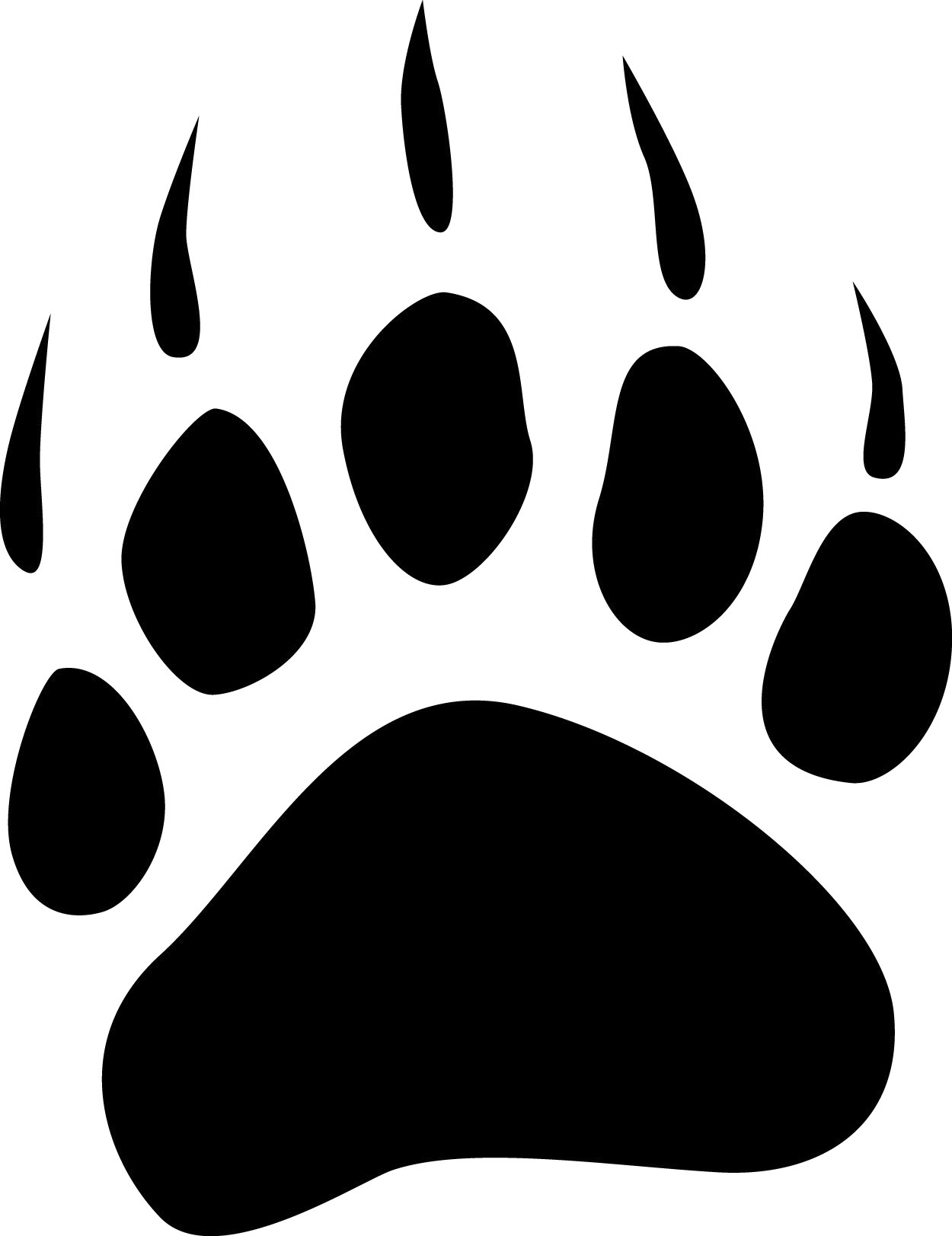 Paw Print Cartoon - ClipArt Best