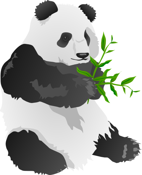 Panda Bear clip art - vector clip art online, royalty free ...