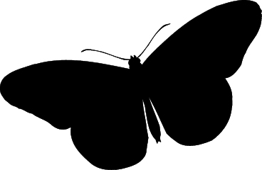 Butterfly Silhouettes - InspiriToo.