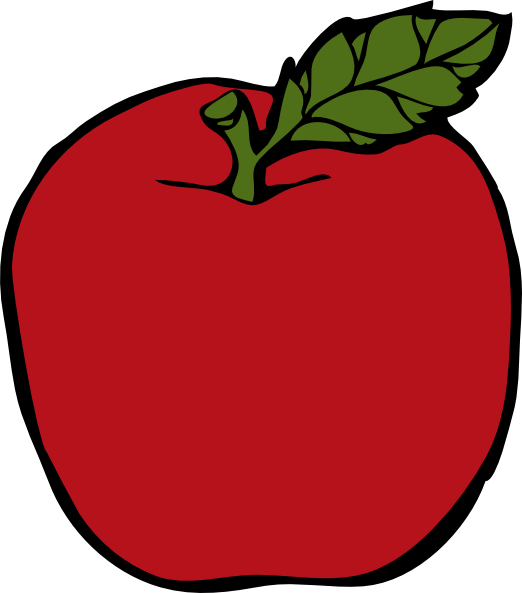 Red Apple Clip Art - Tumundografico