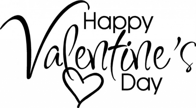 Valentines Day Clipart Black And White - Tumundografico