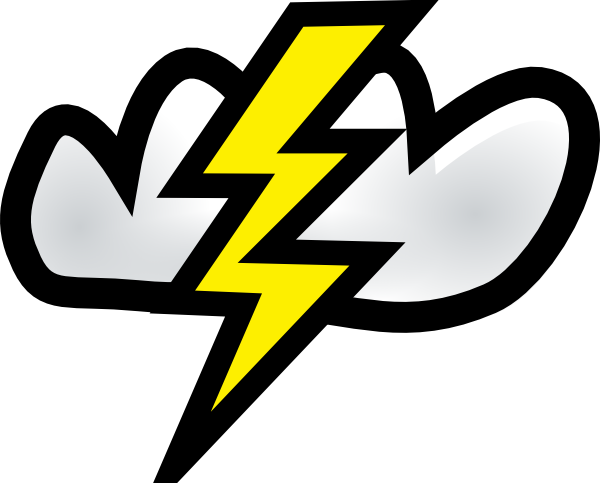 Thunder Storm clip art Free Vector / 4Vector