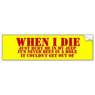 Jeep Bumper Stickers, Jeep Bumper Sticker Designs