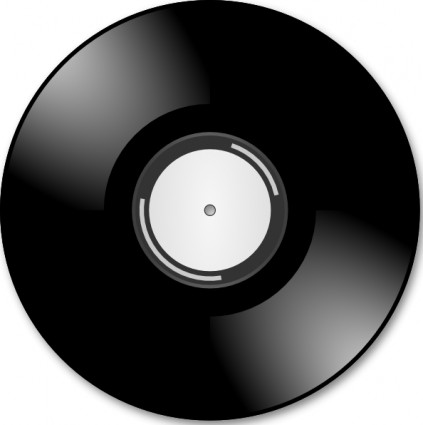 Vinyl Disc Record clip art Free vector in Open office drawing svg ...