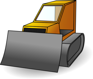 Bulldozer Clip Art - vector clip art online, royalty ...
