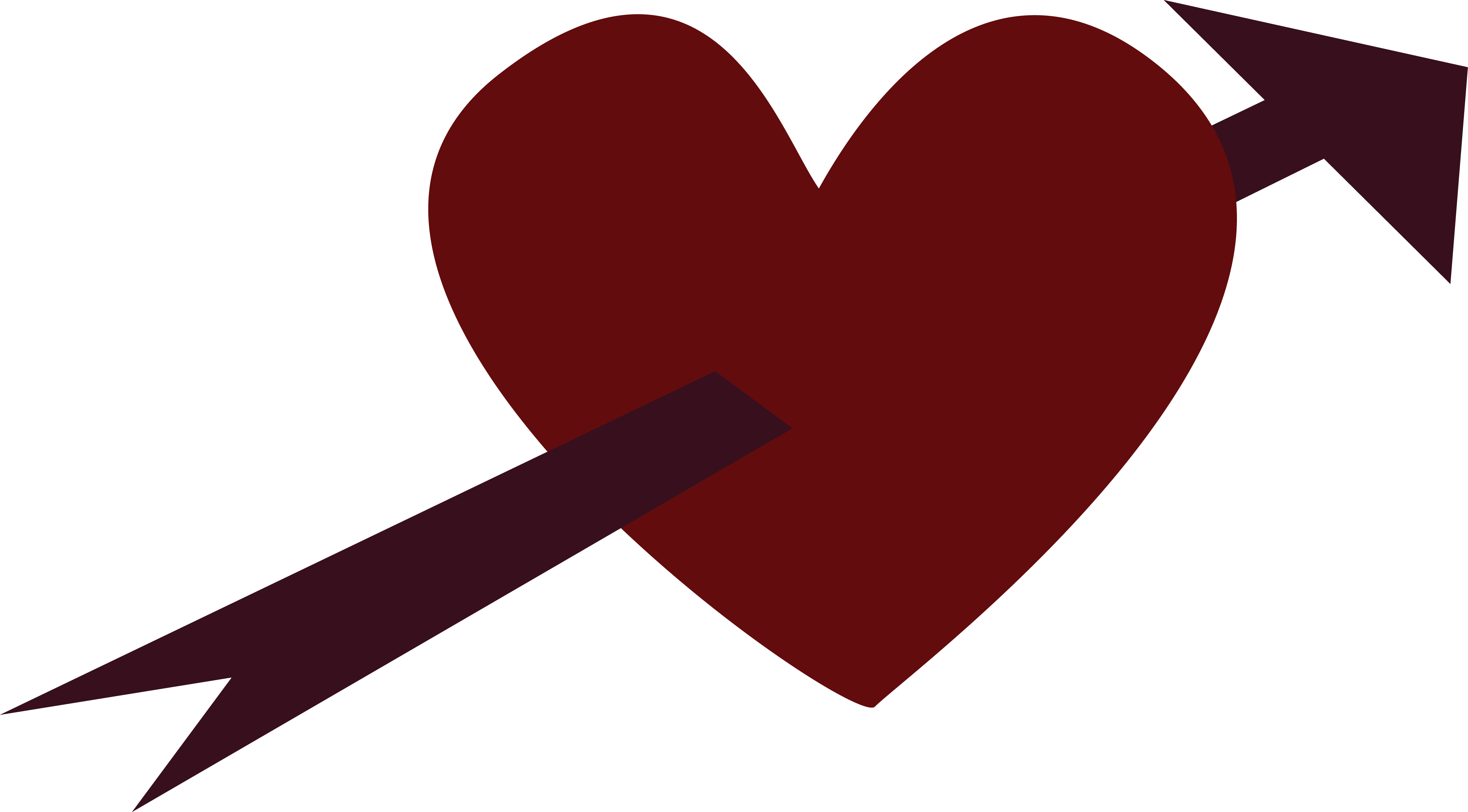 Arrow Through Heart | Free Images - vector clip art ...