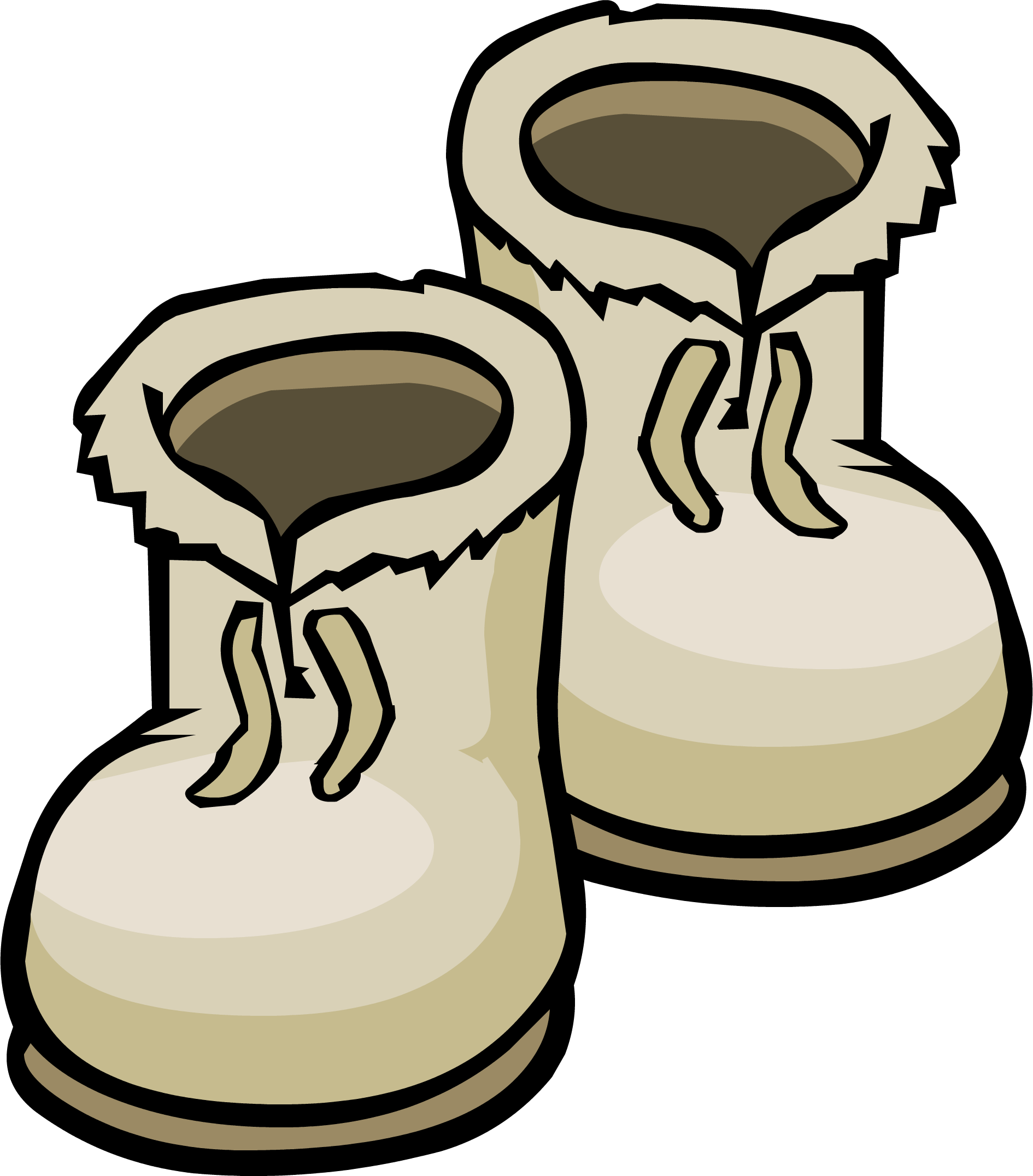 snow boots clipart