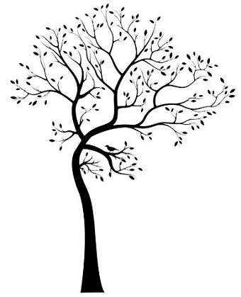 Large Tree Silhouette Wall Decal Brings the Beauty of Nature ...