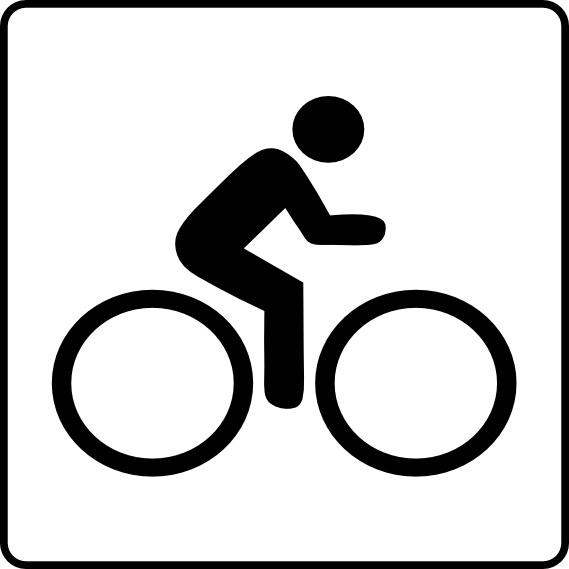 gerald g 9 hotel icon near bike route scalable vector graphics svg ...