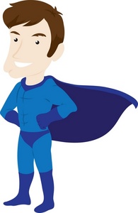 Free animated superhero clipart