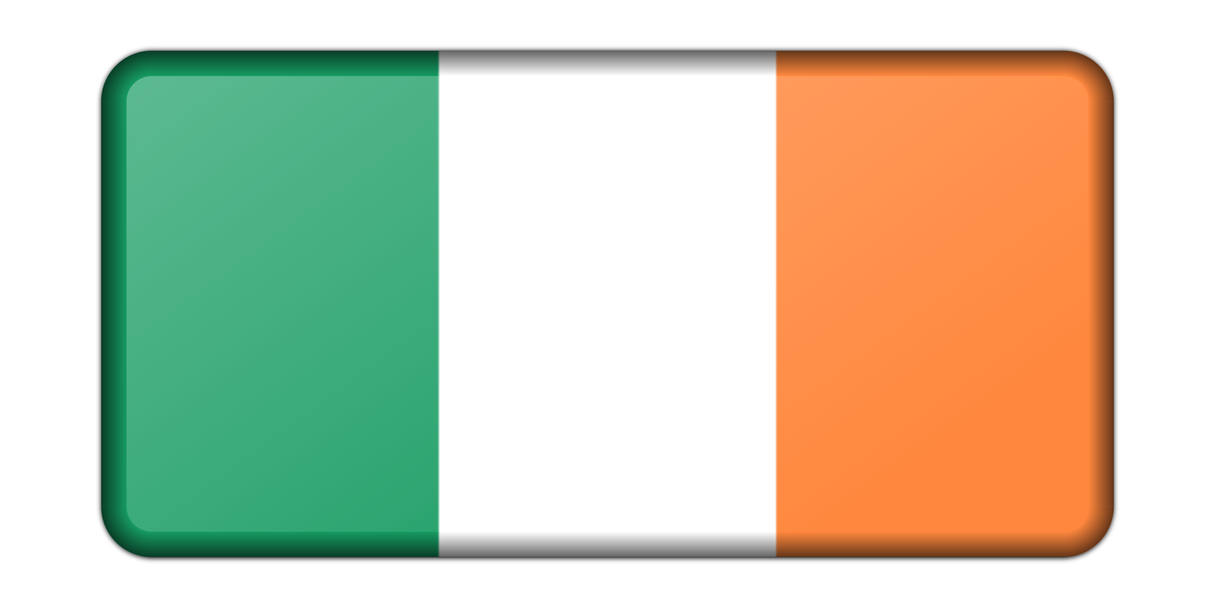 Clipart - Ireland flag (bevelled)