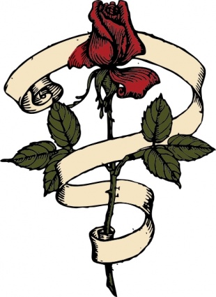 Rose Vine Border Clip Art - Free Clipart Images