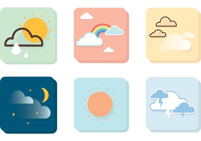 Weather Vector Icons - Download Free Vector Art, Stock Graphics ...