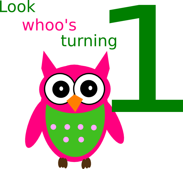 Birthday Owl Clip Art - vector clip art online ...