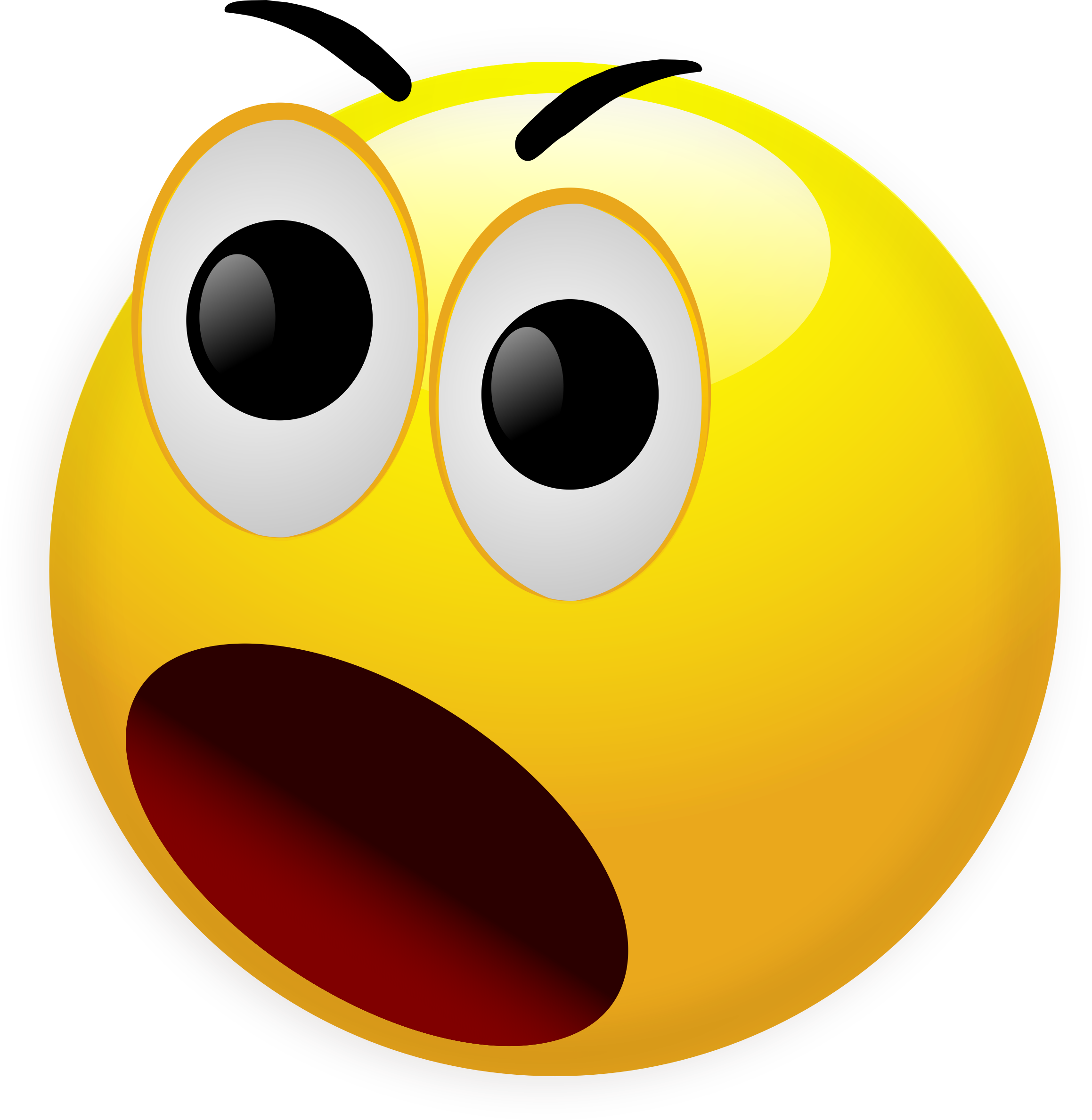 Free Shocked Smiley High Resolution Clip Art All Free Picture