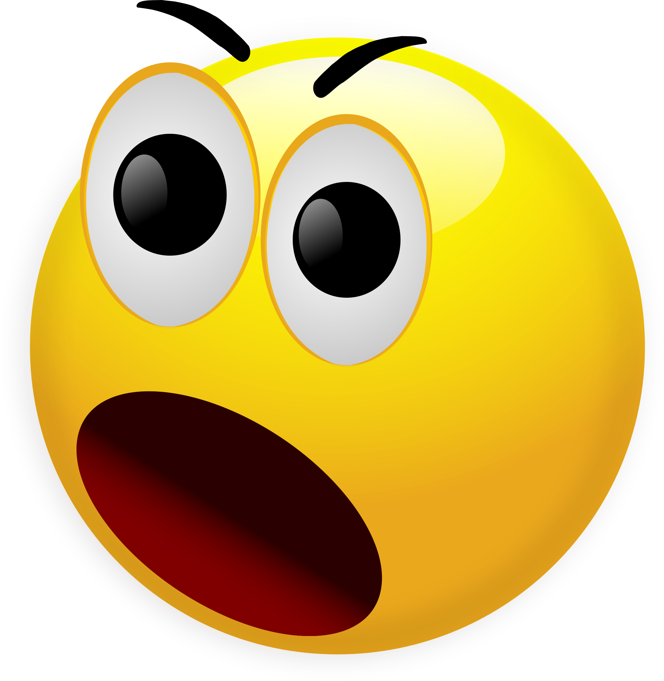 Free Shocked Smiley High Resolution Clip Art All Free Picture 