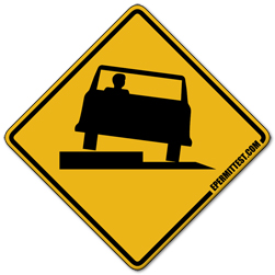 Shoulder Drop Off | Warning Road Signs