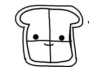 Drawing Food Tutorials - How to Draw Toast