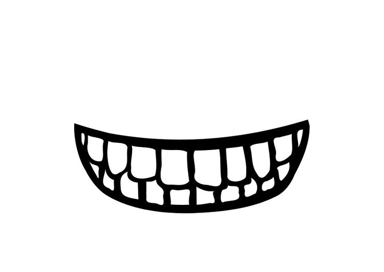 Coloring page mouth - img 10248.